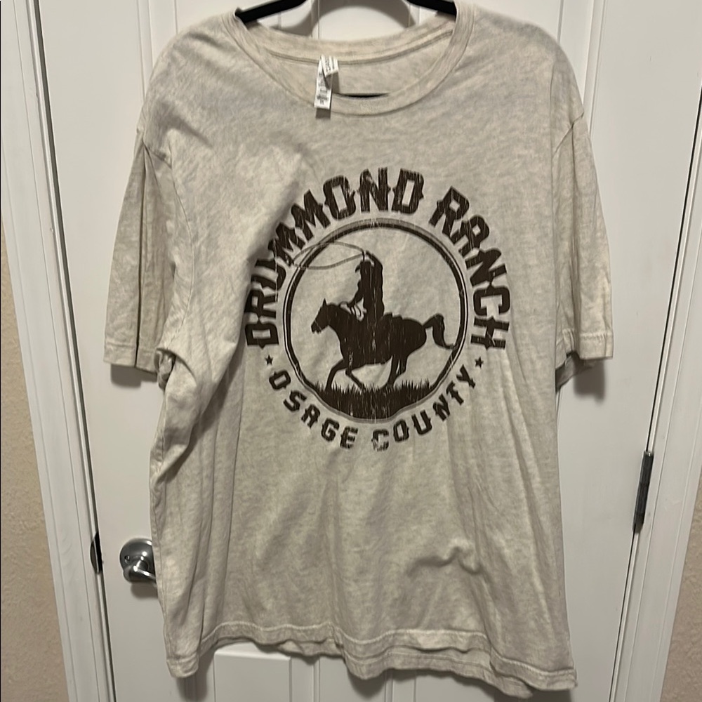 Pioneer Woman Bella Canvas Off-White Graphic Tee